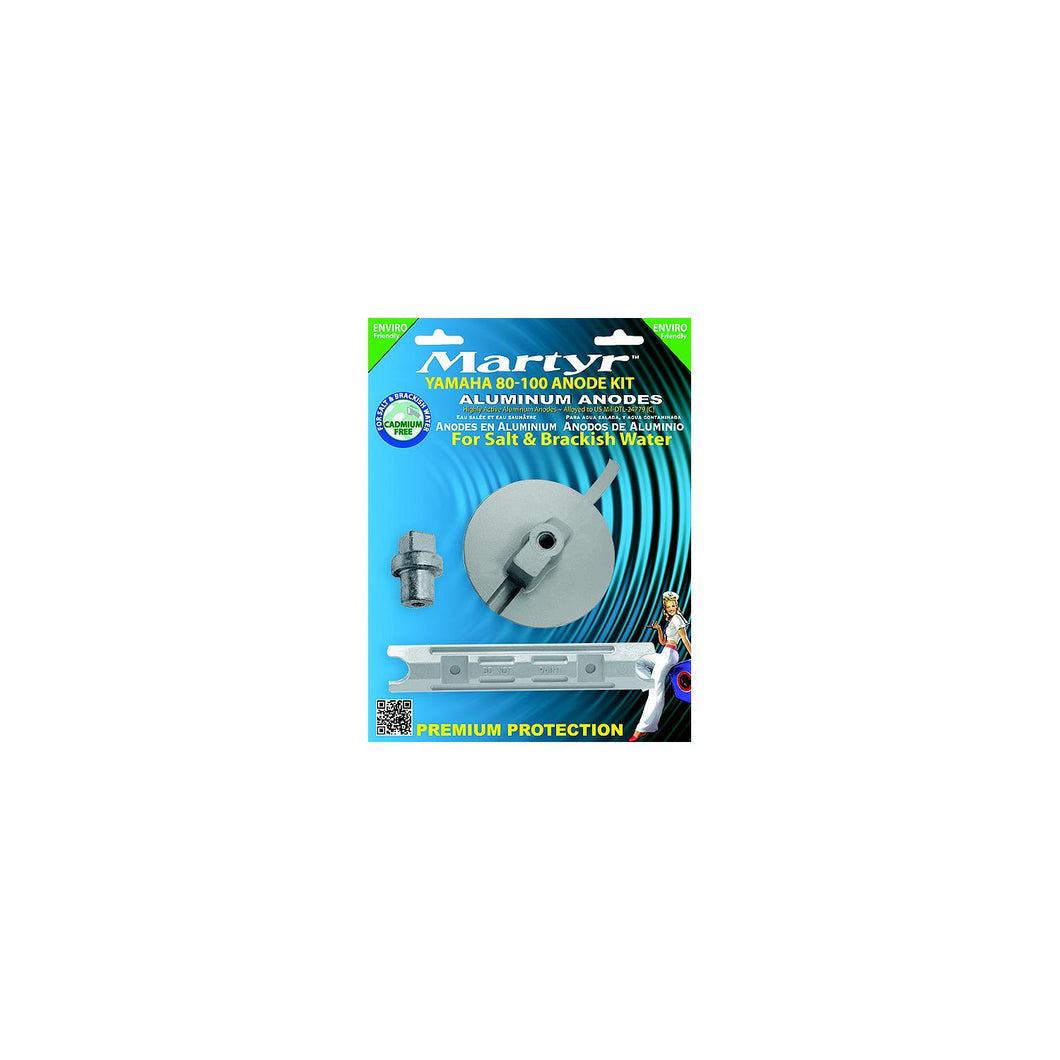 Martyr Anode Kit For Yamaha 80-100 HP Outboards, Aluminum -Modern Boat Sales & Service