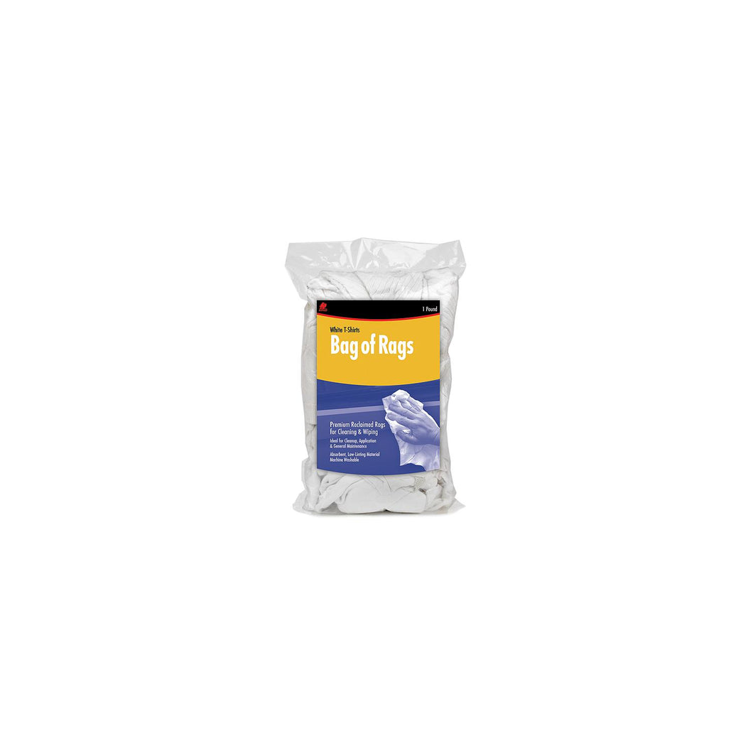 Buffalo Recycled White T-Shirt Wipers, 2 lb. -Modern Boat Sales & Service