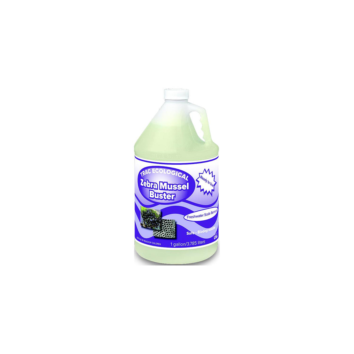 Trac Ecological 1505MG Zebra Mussel Buster, Ready to Use, Gallon -Modern Boat Sales & Service