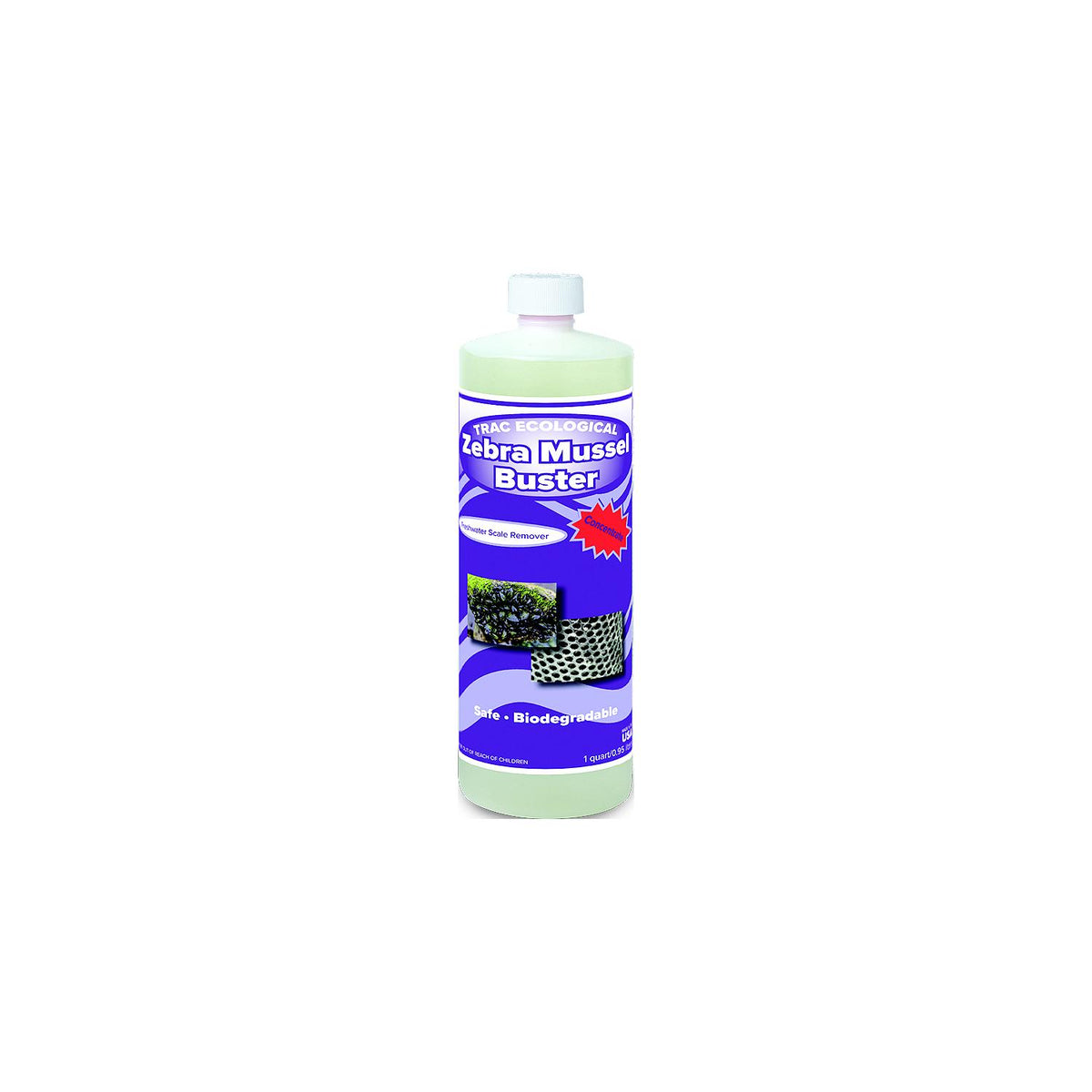 Trac Ecological 1525MG Zebra Mussel Buster, Concentrate, Quart -Modern Boat Sales & Service