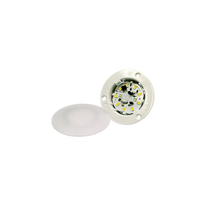 Creative Products Group CMD00153L Fasteners Unlimited 3.1" LED Light Recessed Ceiling Light, Amps:0.13, Cutout size:2-1/8", LED: 9, O.D: 3-1/8" -Modern Boat Sales & Service