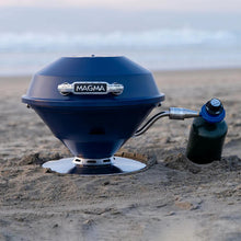 Magma C10105MB Midnight Blue Beach Fire Gas Grill, Propane, 8.5 lb. , 133 Sq. in. -Modern Boat Sales & Service