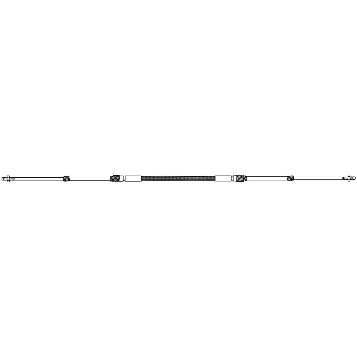 UFLEX C8 3300 Type Premium Universal Style Engine Control Cable 10-32 UNF, 8' -Modern Boat Sales & Service