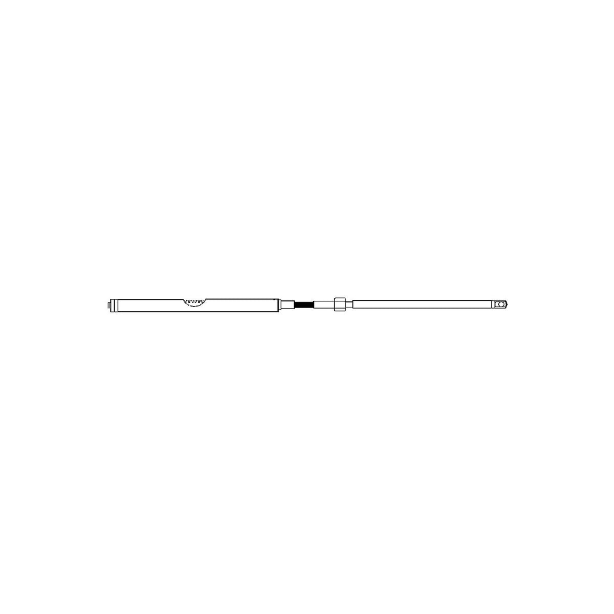UFLEX M86 Universal Rack & Pinion Steering Cable (Replaces UFLEX, Morse Command 200 or Teleflex SSC124), 15' -Modern Boat Sales & Service