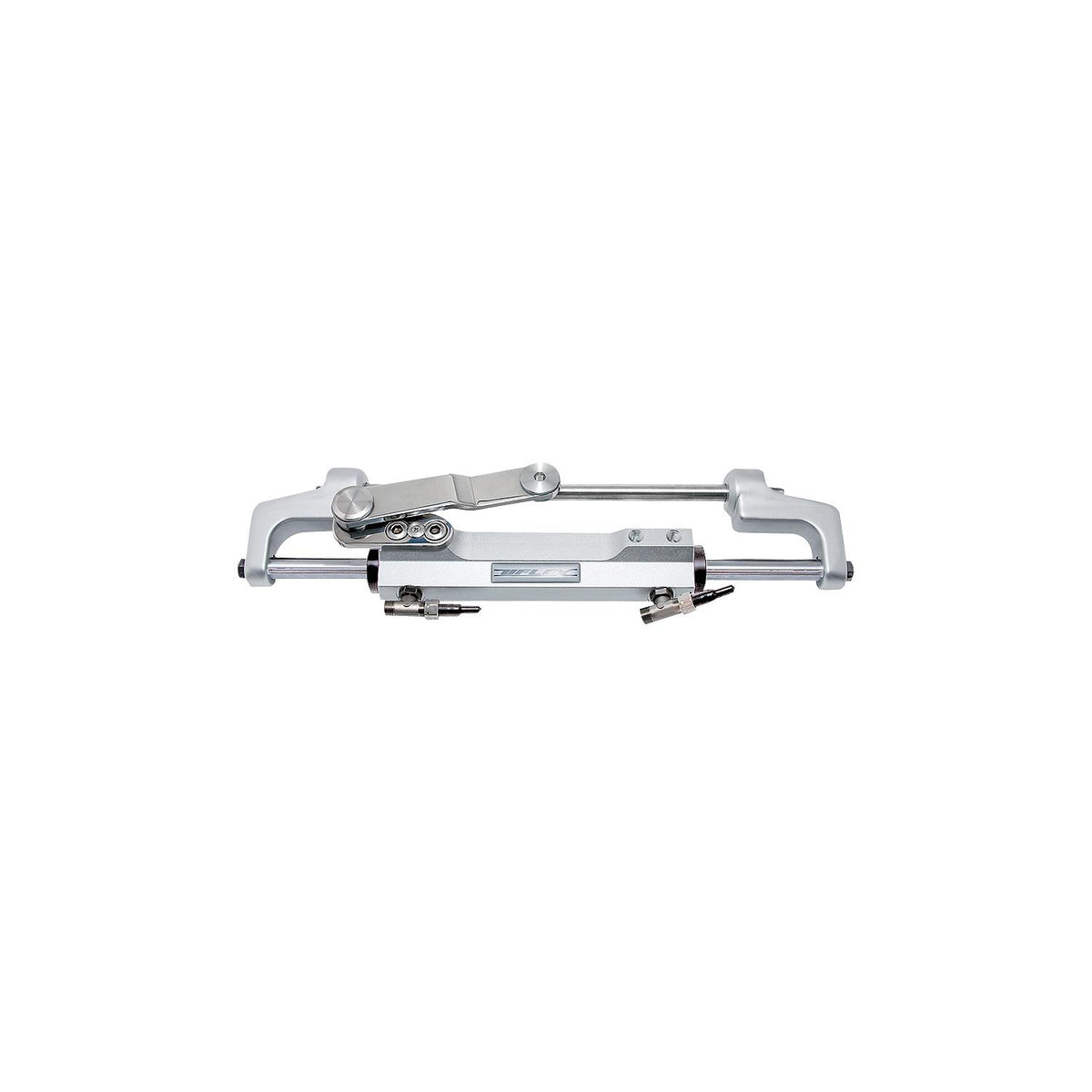 Uflex UC130SVS1 Silversteerâ„¢ Front Mount Hydraulic Steering Cylinder w/Straight Arm, 7.93cu.in. Default Title -Modern Boat Sales & Service