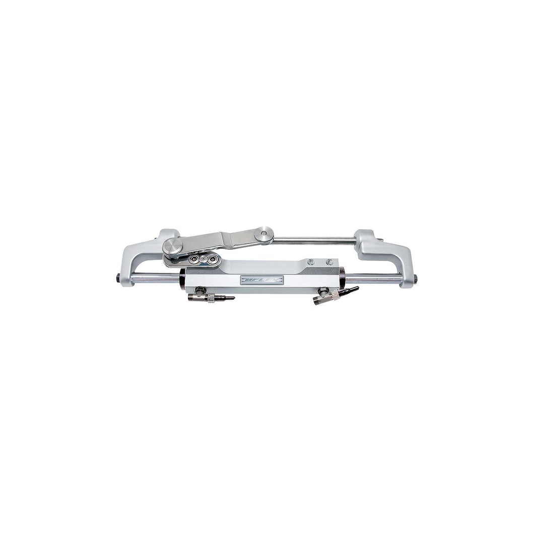 Uflex UC130SVS1 Silversteerâ„¢ Front Mount Hydraulic Steering Cylinder w/Straight Arm, 7.93cu.in. Default Title -Modern Boat Sales & Service