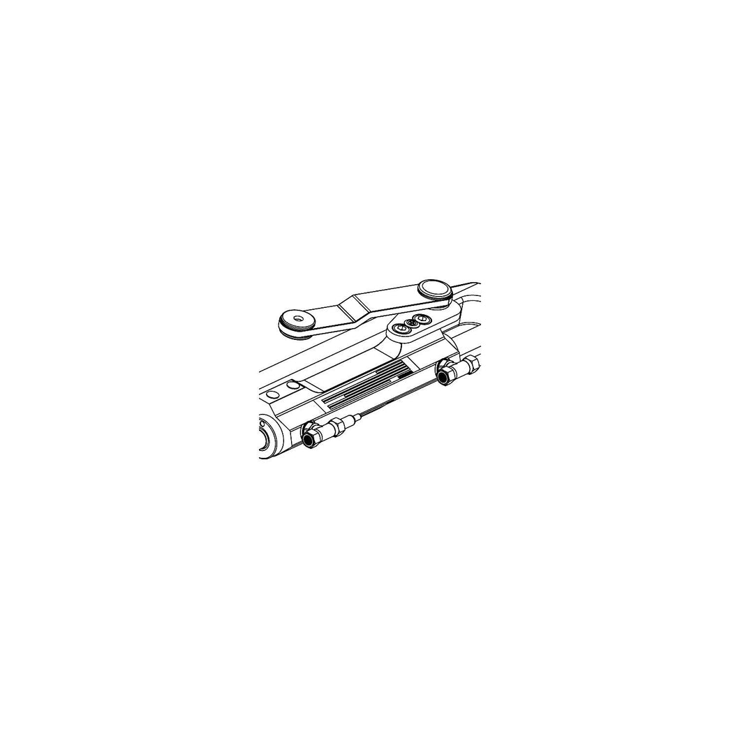 Uflex UC130SVS2P Silversteerâ„¢ Front Mount Hydraulic Port Steering Cylinder w/Straight Arm, 7.93cu.in. -Modern Boat Sales & Service