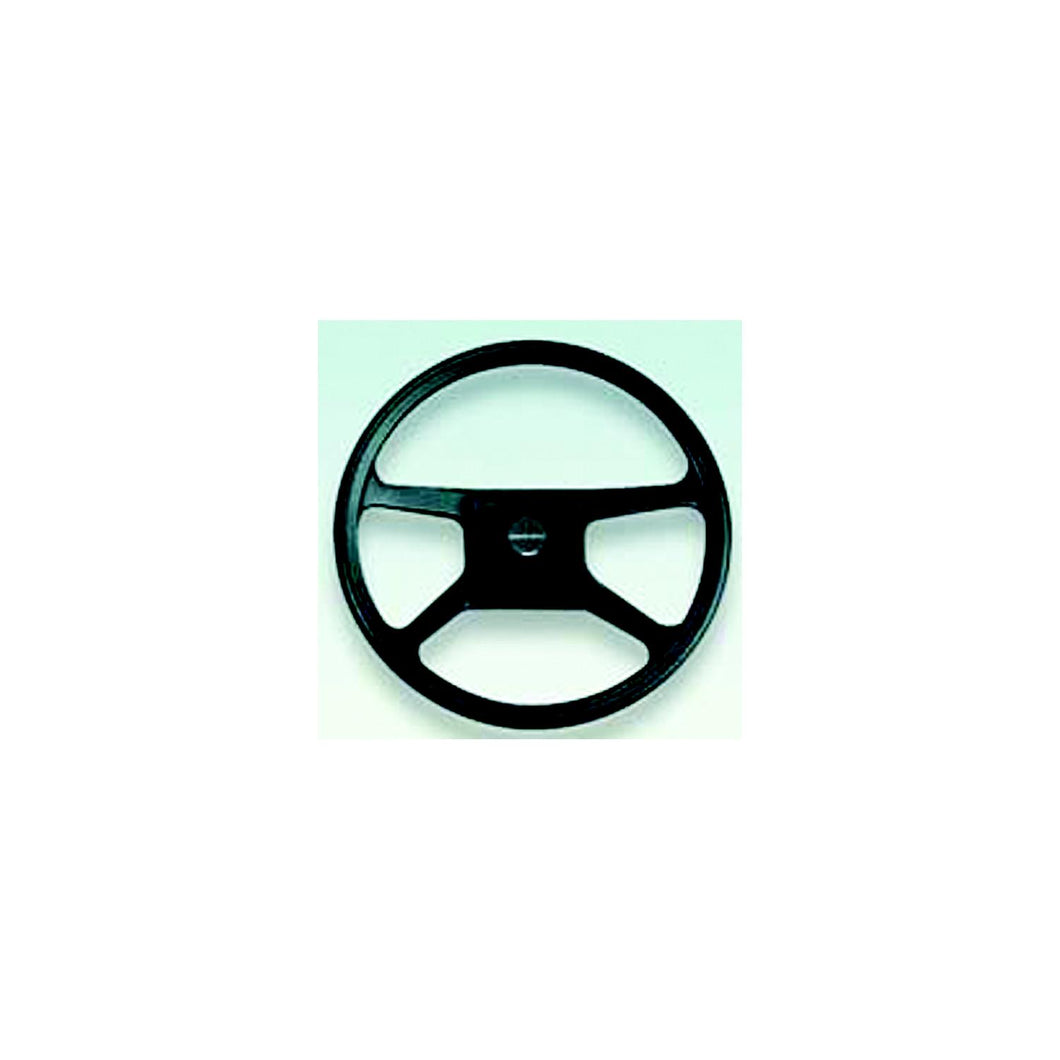 Black 4-Spoke Steering Wheel -Modern Boat Sales & Service