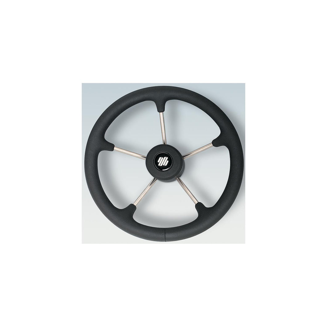 Steering Wheel-Black Poly 5-Spoke -Modern Boat Sales & Service