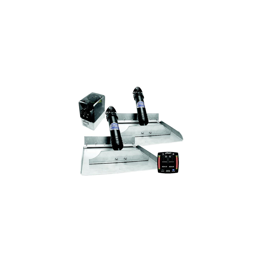 Bennett 2412OBI Classic Hydraulic Trim Tab Kit With OBI9000H Integrated Helm Control, 24