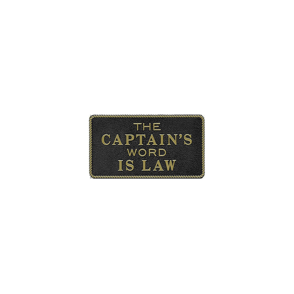 The Captain's Word Is Law -Modern Boat Sales & Service