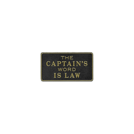 The Captain's Word Is Law -Modern Boat Sales & Service