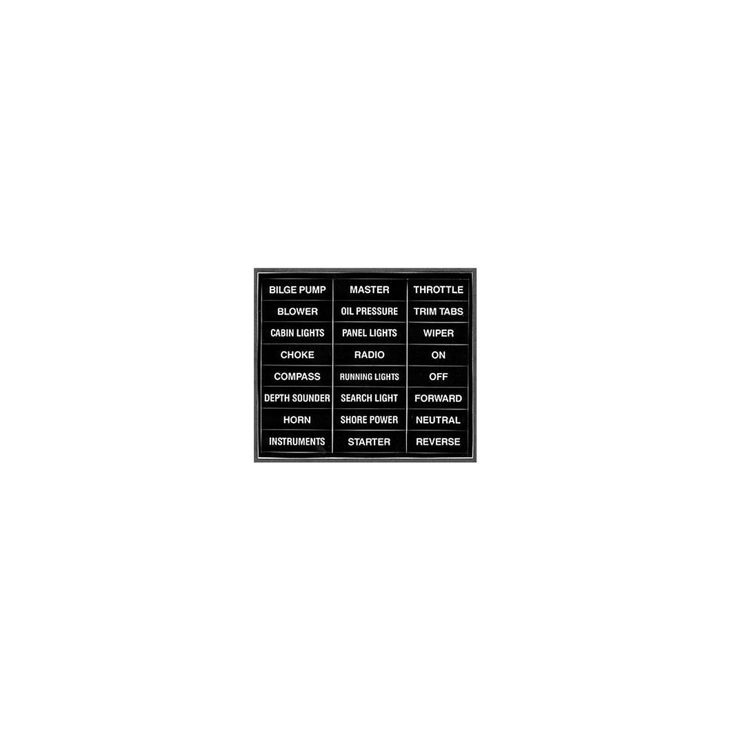 24 Label Set -Modern Boat Sales & Service