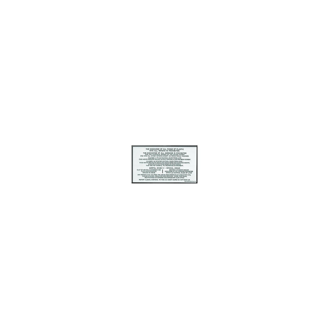 Anti-Dumping Plaque -Modern Boat Sales & Service