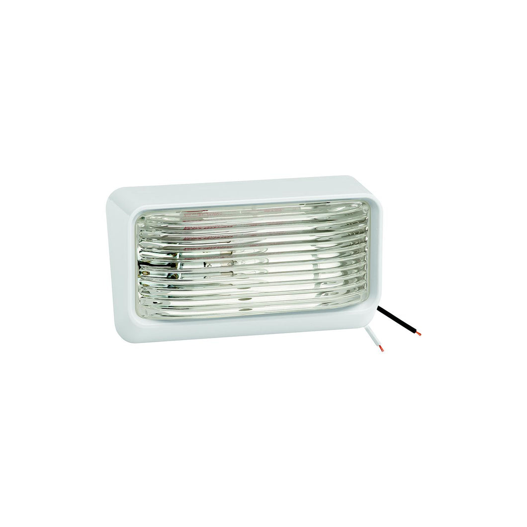 Bargman #78 12V Porch/Utility Light, White w/Clear Lens, Bulk Pack -Modern Boat Sales & Service