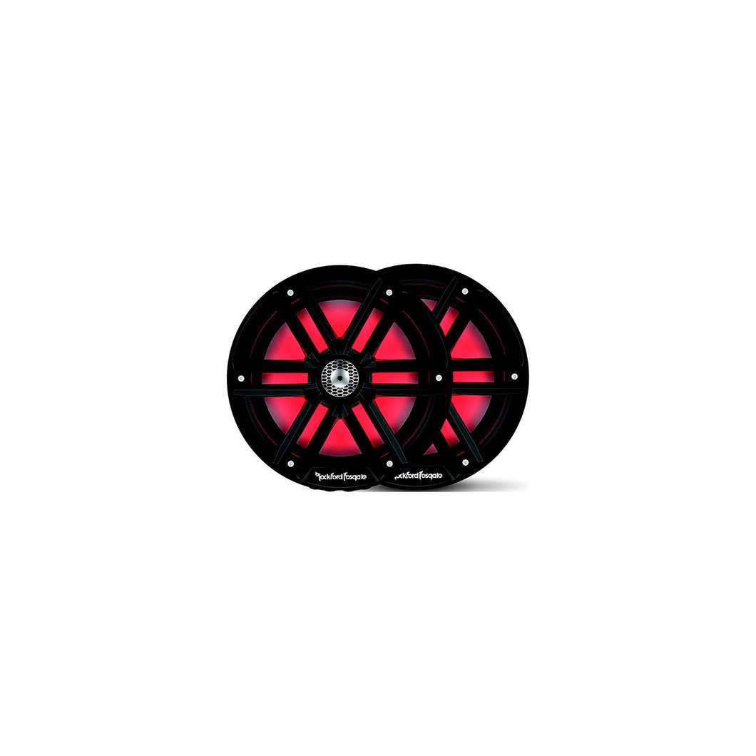 Rockford Fosgate M28HB Color Optixâ„¢ Marine 2-Way Horn Speakers, Black / Stainless -Modern Boat Sales & Service