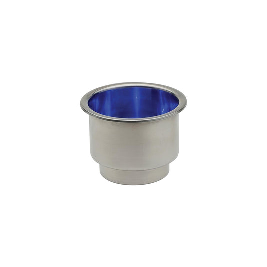Attwood 11786B7 LED Stainless Steel Drink Holders, w/Blue LEDs -Modern Boat Sales & Service