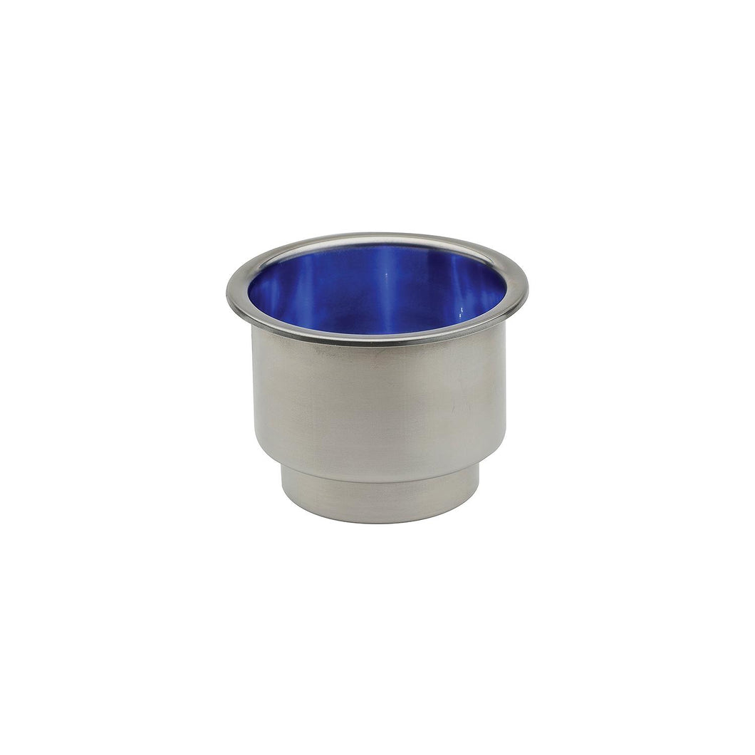 Attwood 11786B7 LED Stainless Steel Drink Holders, w/Blue LEDs -Modern Boat Sales & Service