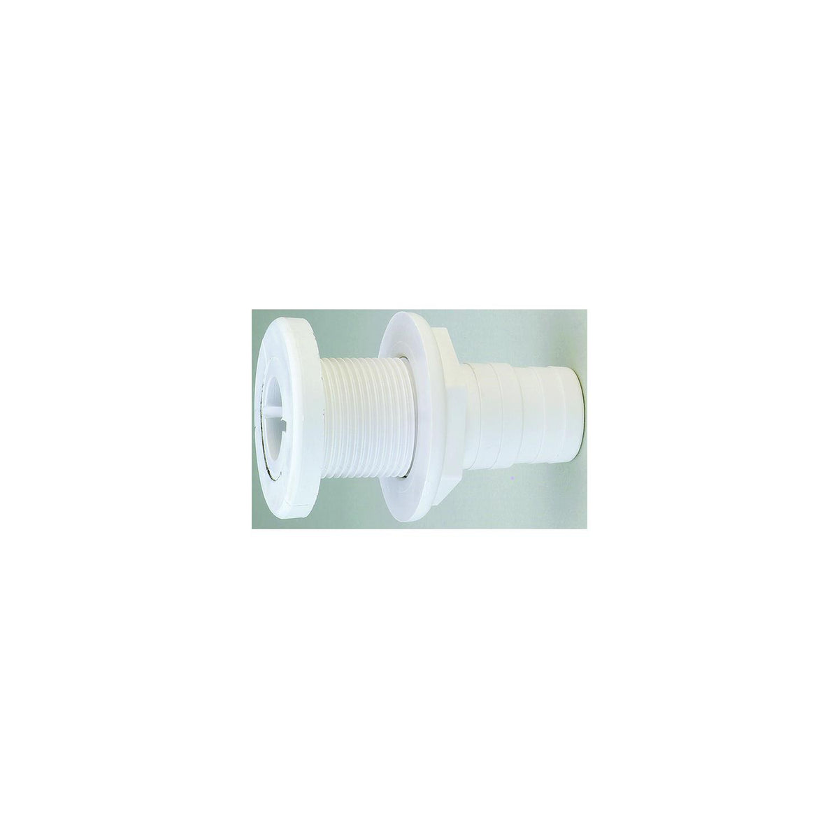 Attwood Thru Hull Connector For Hose, White - 1-1/8" to 1-1/4" Default Title -Modern Boat Sales & Service