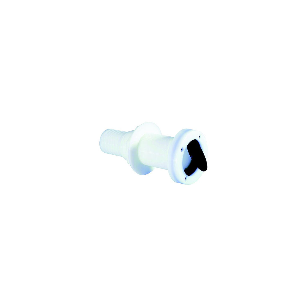 Attwood Thru Hull Scupper For Hose, White - 1-1/2