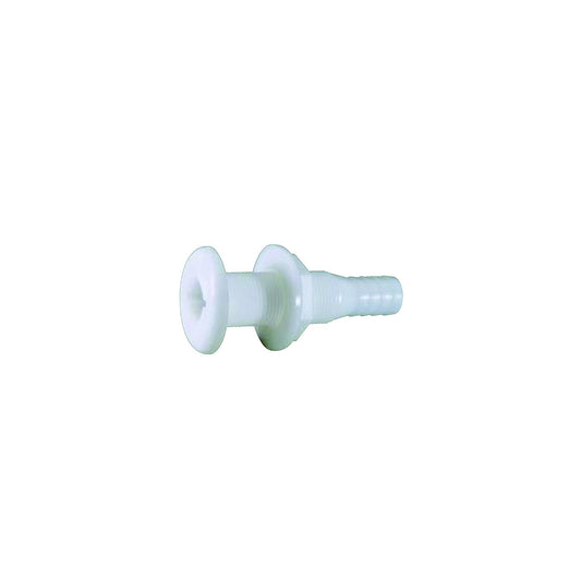 Attwood Thru Hull Connector For Hose, White - 1-1/2" -Modern Boat Sales & Service