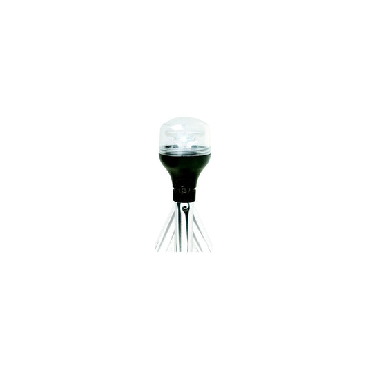 Attwood 5550PA207 2NM LED All-Round Fold-Down Light with Lightarmor Base & Aluminum Pole, 20" -Modern Boat Sales & Service