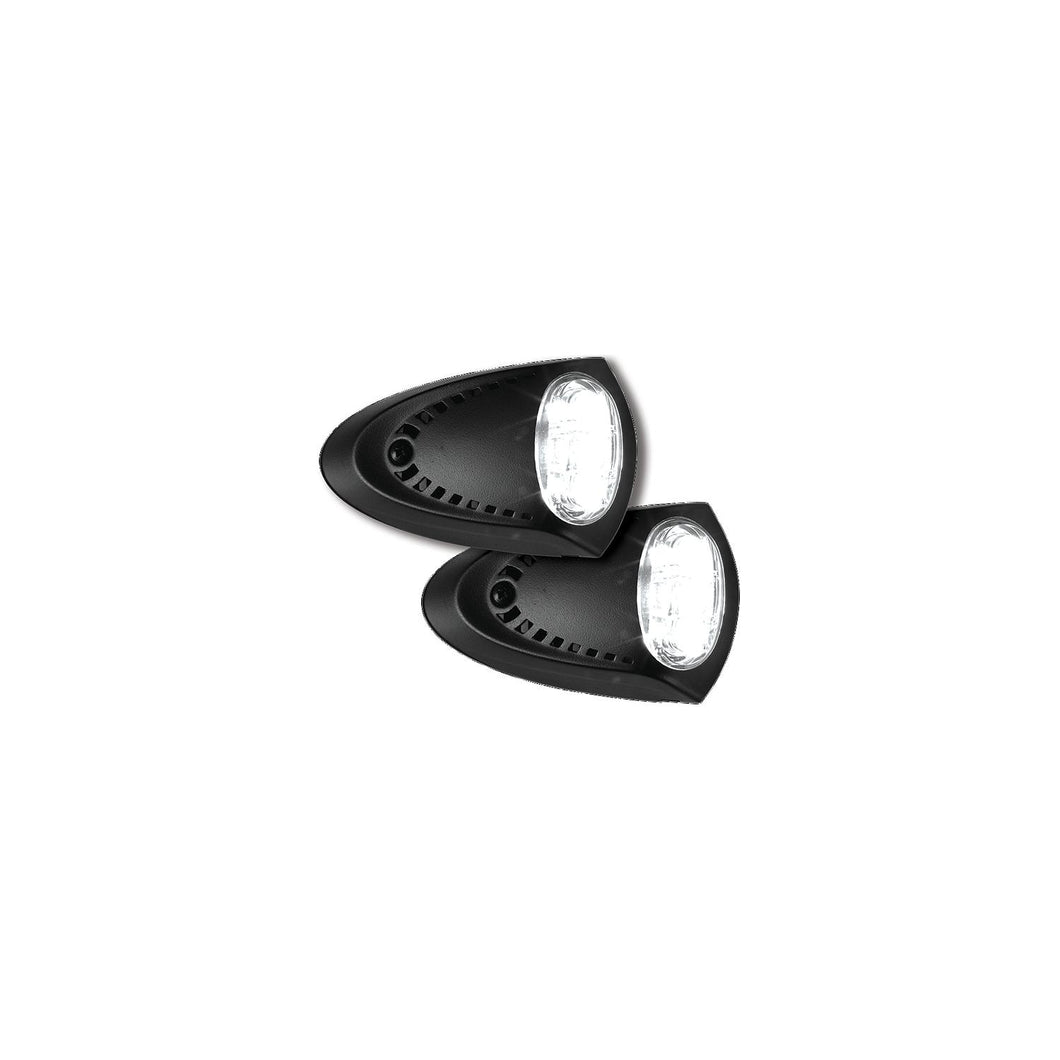 Attwood 6523BK7 Black LED Docking Lights, 2.8