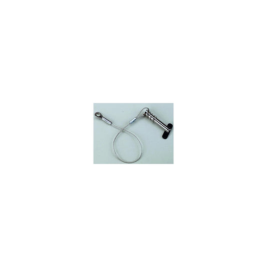 Tethered 1/4" Spring-Loaded Clevis Pin, Stainless Steel -Modern Boat Sales & Service