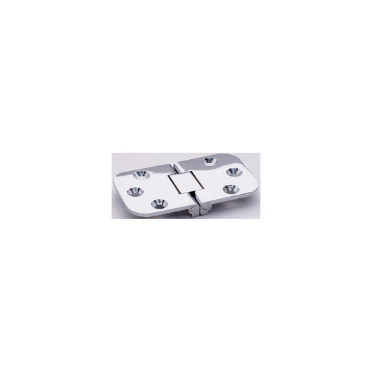 Attwood Flush Hinge, Square End, Stamped Stainless Steel 2-3/4" x 1-9/16" -Modern Boat Sales & Service
