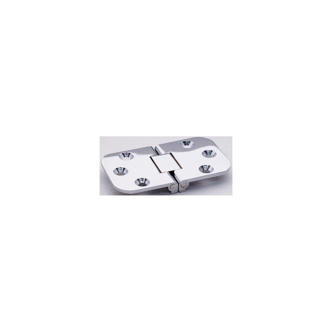Attwood Flush Hinge, Square End, Stamped Stainless Steel 2-3/4