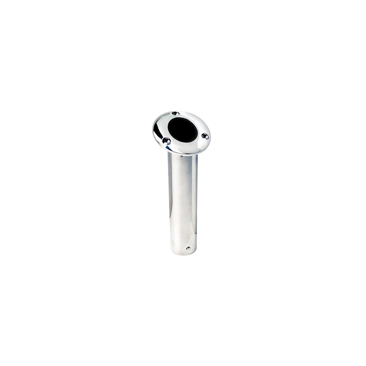 Attwood Rod Holder Flush Mount Stainless Steel 30 Degree Black Closed End Default Title -Modern Boat Sales & Service