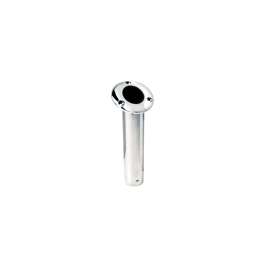 Attwood Rod Holder Flush Mount Stainless Steel 30 Degree Black Closed End Default Title -Modern Boat Sales & Service