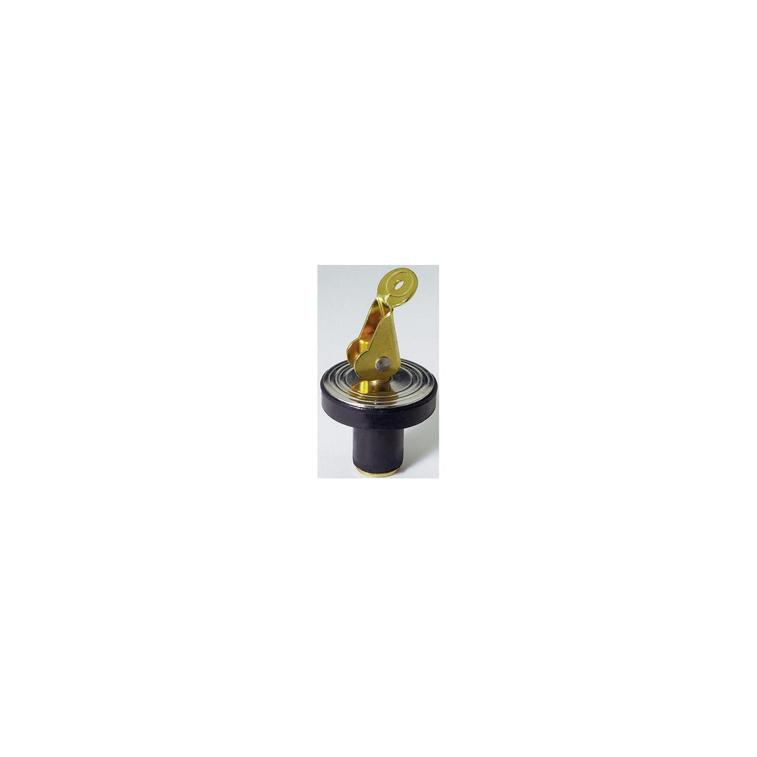 Attwood Livewell/Bailer Drain Plug, Brass Snap-Handle -Modern Boat Sales & Service