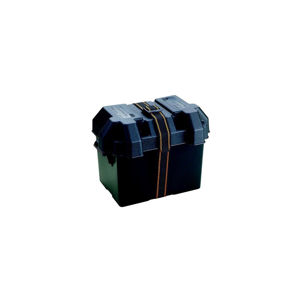 Attwood 90651 Standard Vented Battery Box For Group 24/24M, Black Default Title -Modern Boat Sales & Service