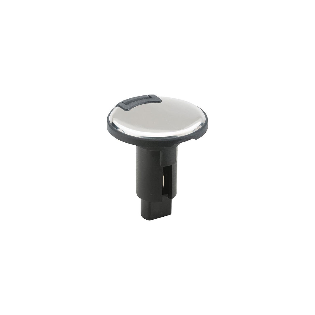 Attwood LightArmorâ„¢ Plug-In Base - Round Series, 3-Pin, 316 S.S. -Modern Boat Sales & Service