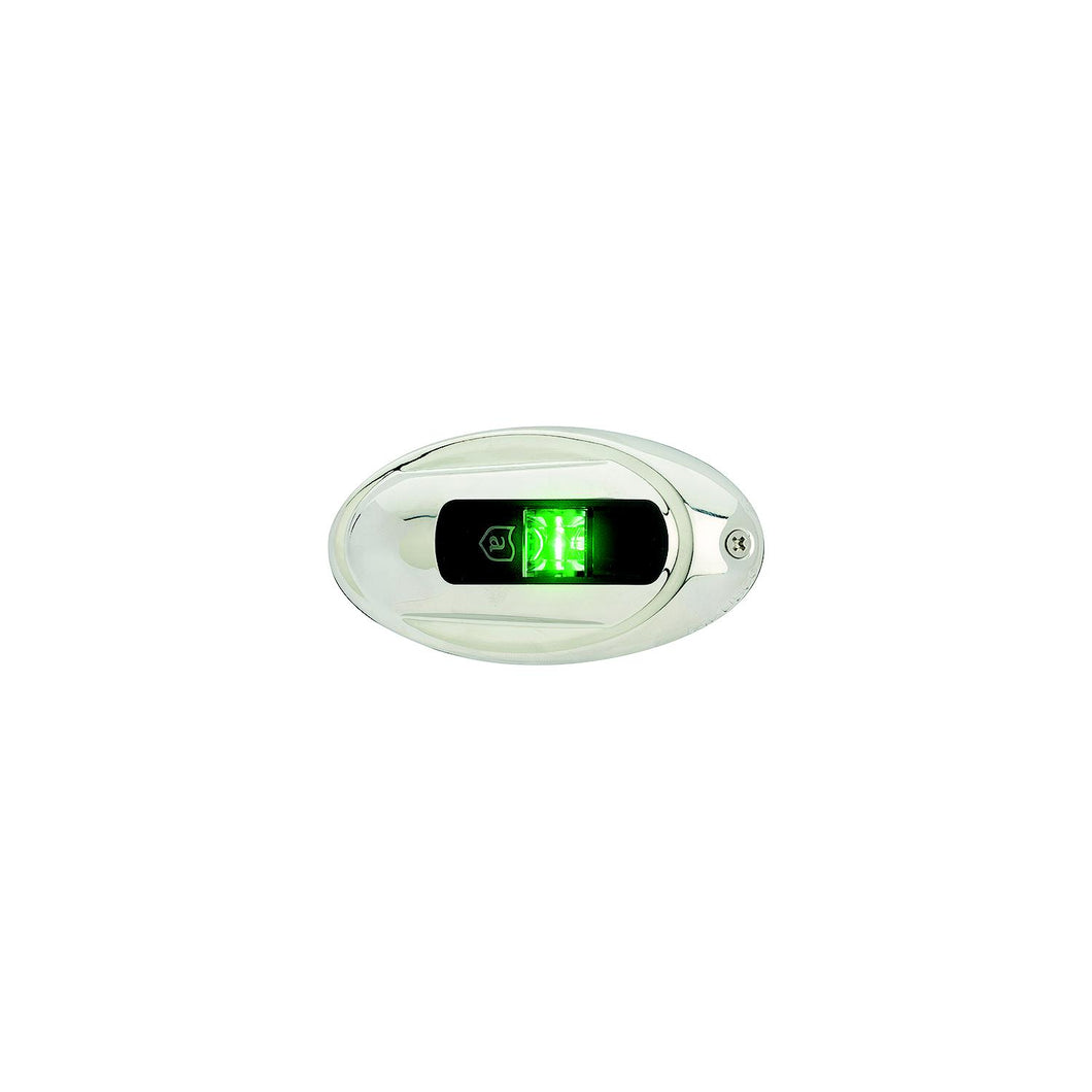 Attwood LightArmor LED Vertical Surface Mount Starboard Side Light, Oval -Modern Boat Sales & Service