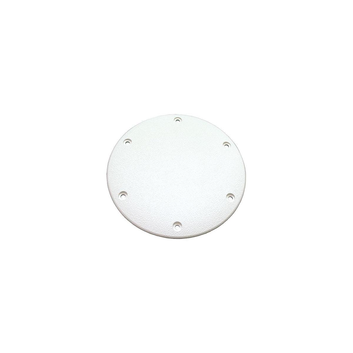 T-H Marine Designer Series Screw Down Deck Plate 8" OD, Polar White -Modern Boat Sales & Service