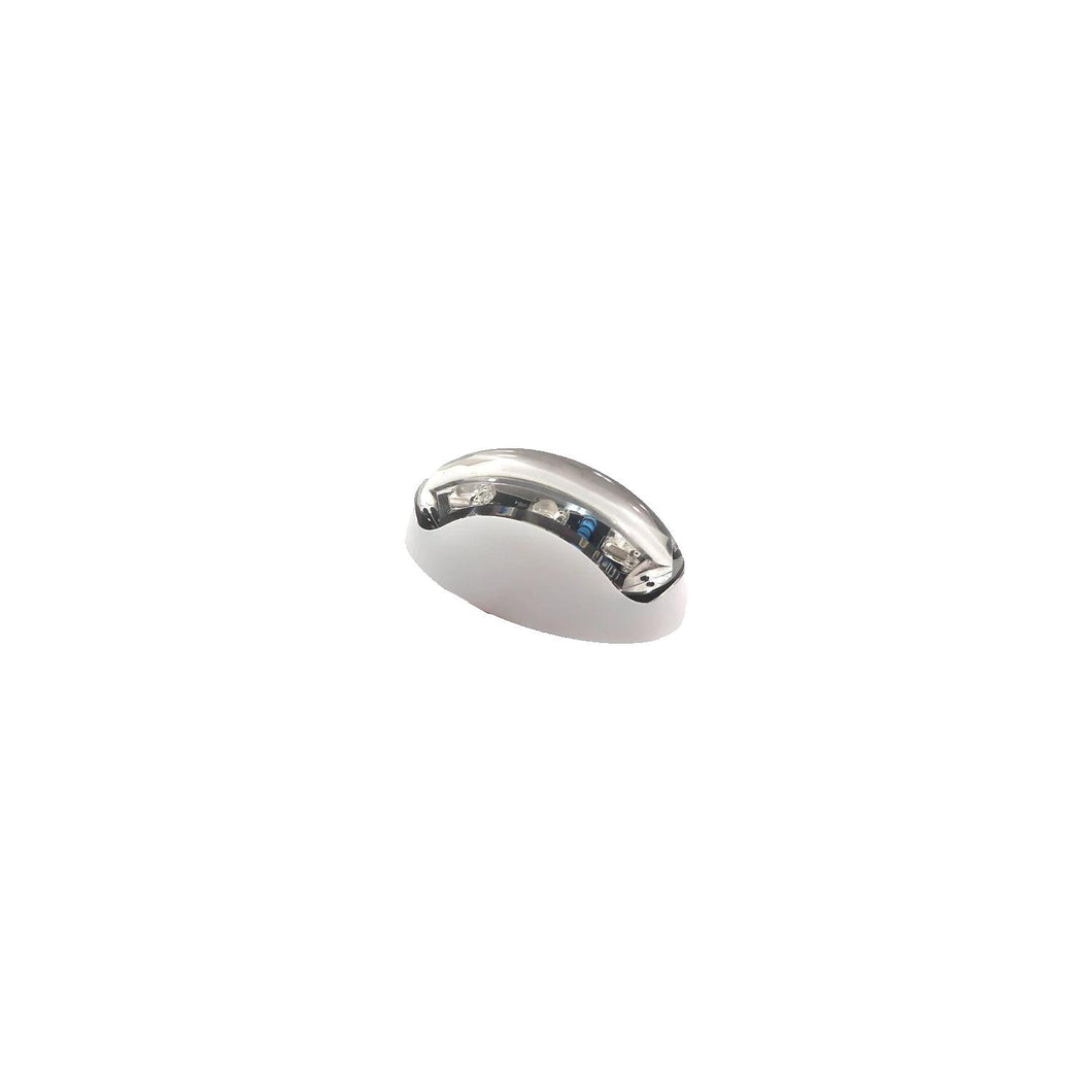 TH Marine LED71000DP Oval Courtesy Light, White w/White LEDs -Modern Boat Sales & Service