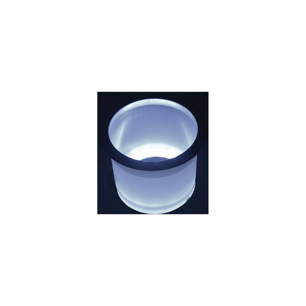 T-H Marine Waterproof White LED Lighted Rim Drink Holder -Modern Boat Sales & Service