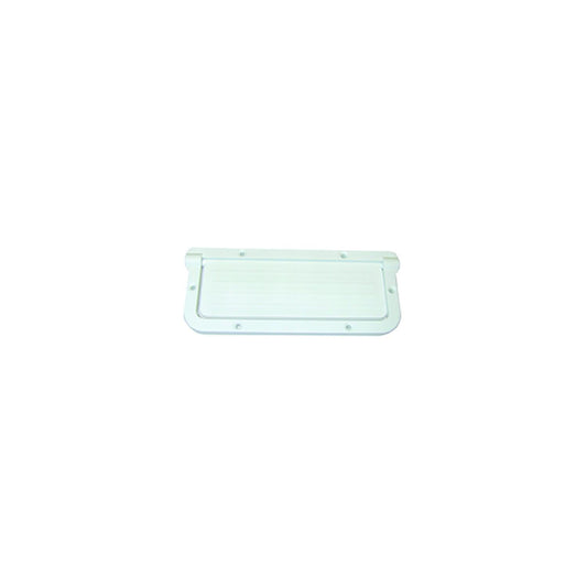 T-H Marine Large Rectangular Scupper Fits 2 x 5-1/2" Hole, White -Modern Boat Sales & Service