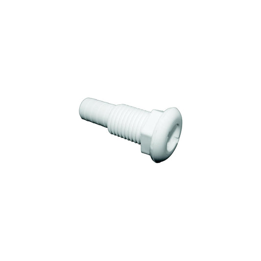 TH Marine TH752B Thru Hull 3/4 Bulk Straight White -Modern Boat Sales & Service