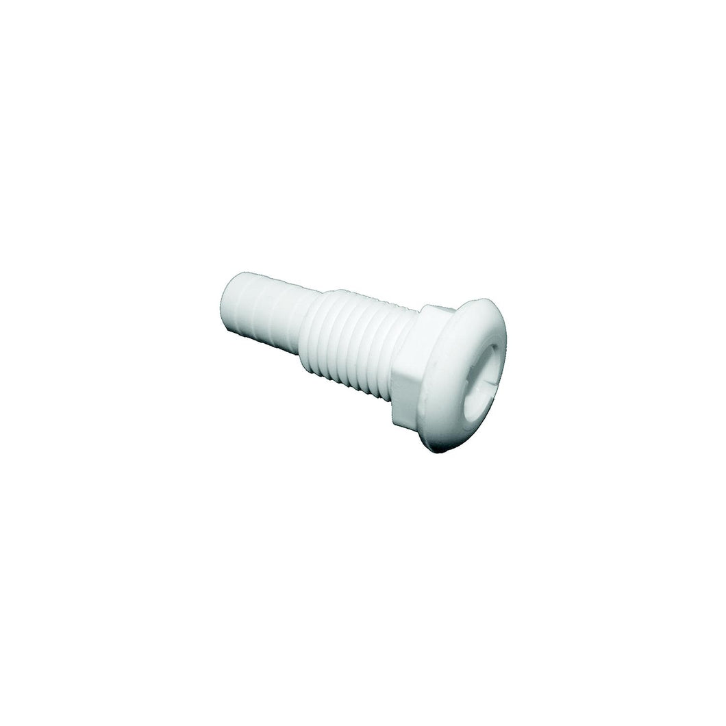 TH Marine TH752B Thru Hull 3/4 Bulk Straight White -Modern Boat Sales & Service