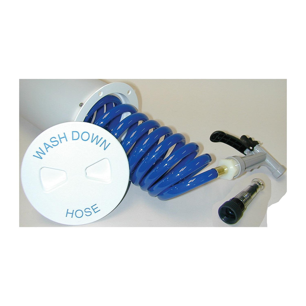 Wash Down Station & Hose, White -Modern Boat Sales & Service