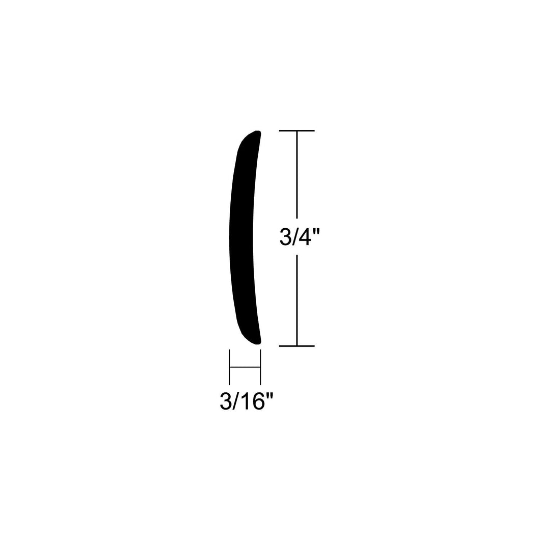 Taco A510104TAL12DA Alum Edge Trim 3/16 X 3/4 -Modern Boat Sales & Service