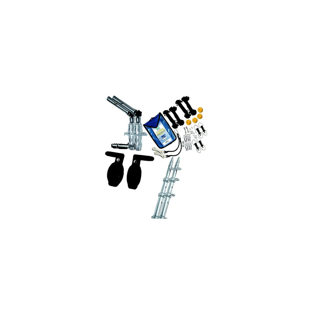 Taco GS280SILSILKIT Grand Slam 280 15' Outrigger Kit, Silver/Silver -Modern Boat Sales & Service