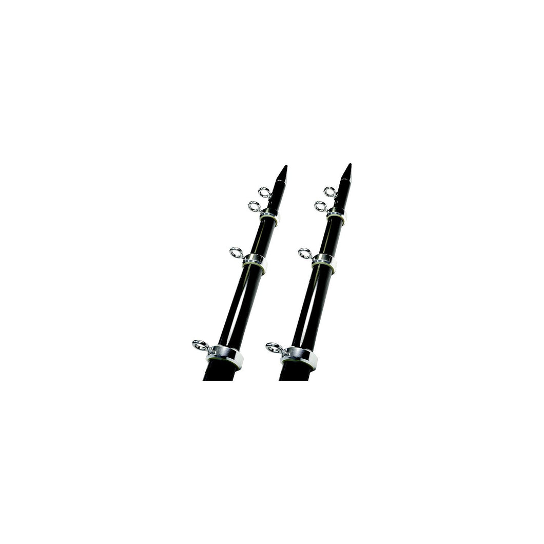 15' Black/Silver Telescoping Outrigger -Modern Boat Sales & Service