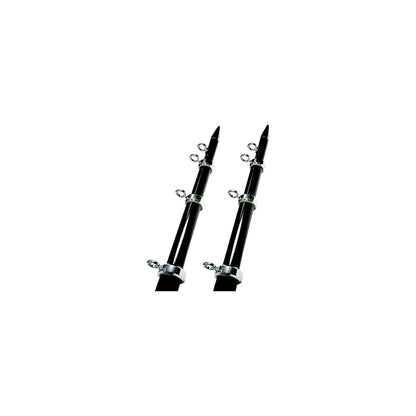 15' Heavy Duty Black/Silver Telescoping Outrigger -Modern Boat Sales & Service