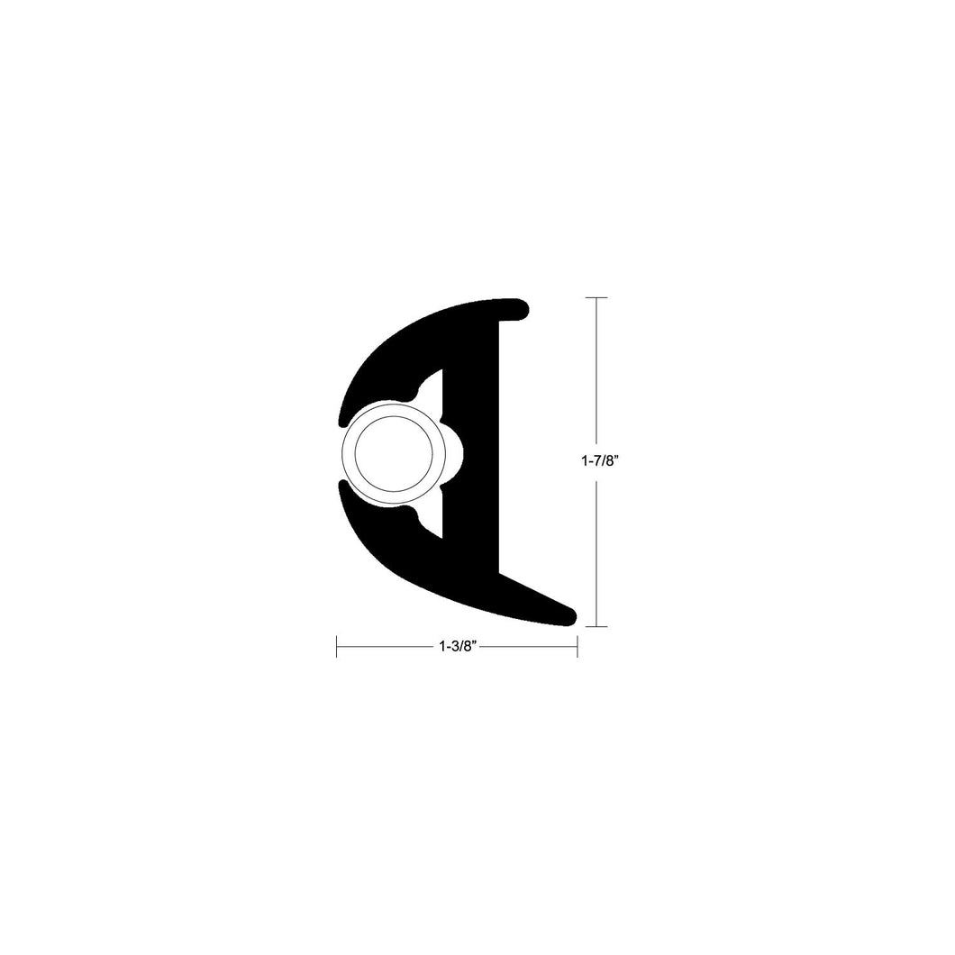 Flex Vinyl Rubrail Kit 70' Black -Modern Boat Sales & Service