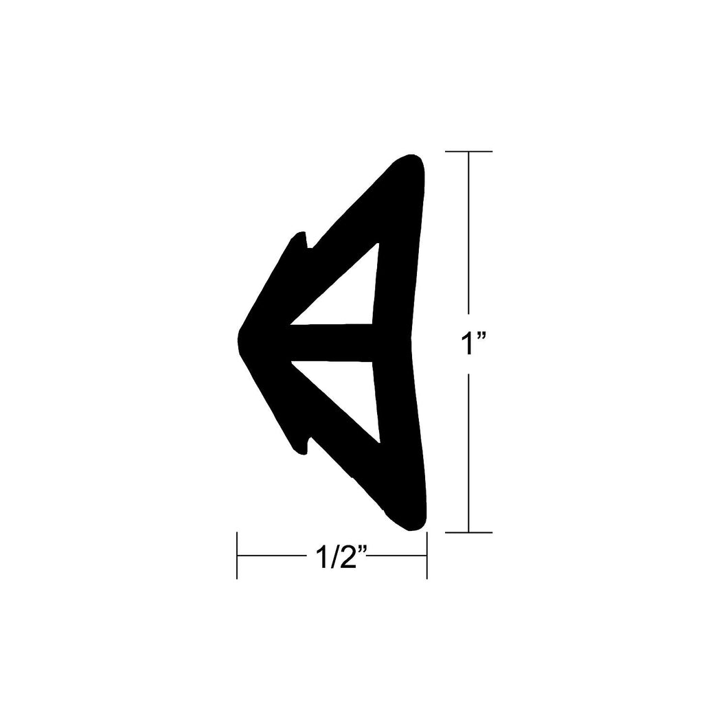 Taco V120338BKA501 Flexible Vinyl Insert, 50' Black -Modern Boat Sales & Service