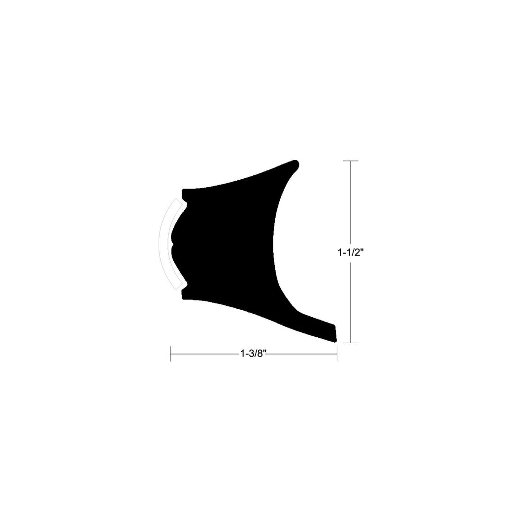 Rigid Rubrail 20' White -Modern Boat Sales & Service
